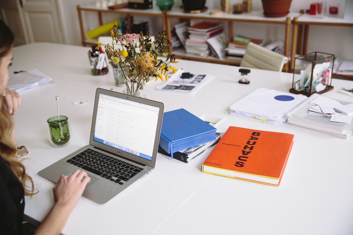 Woman on laptop