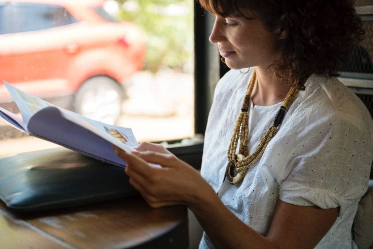 Woman reading