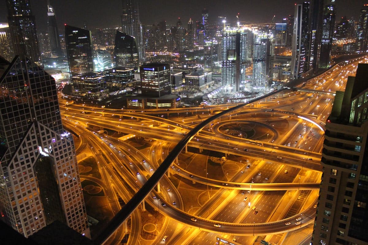 Roads outside city