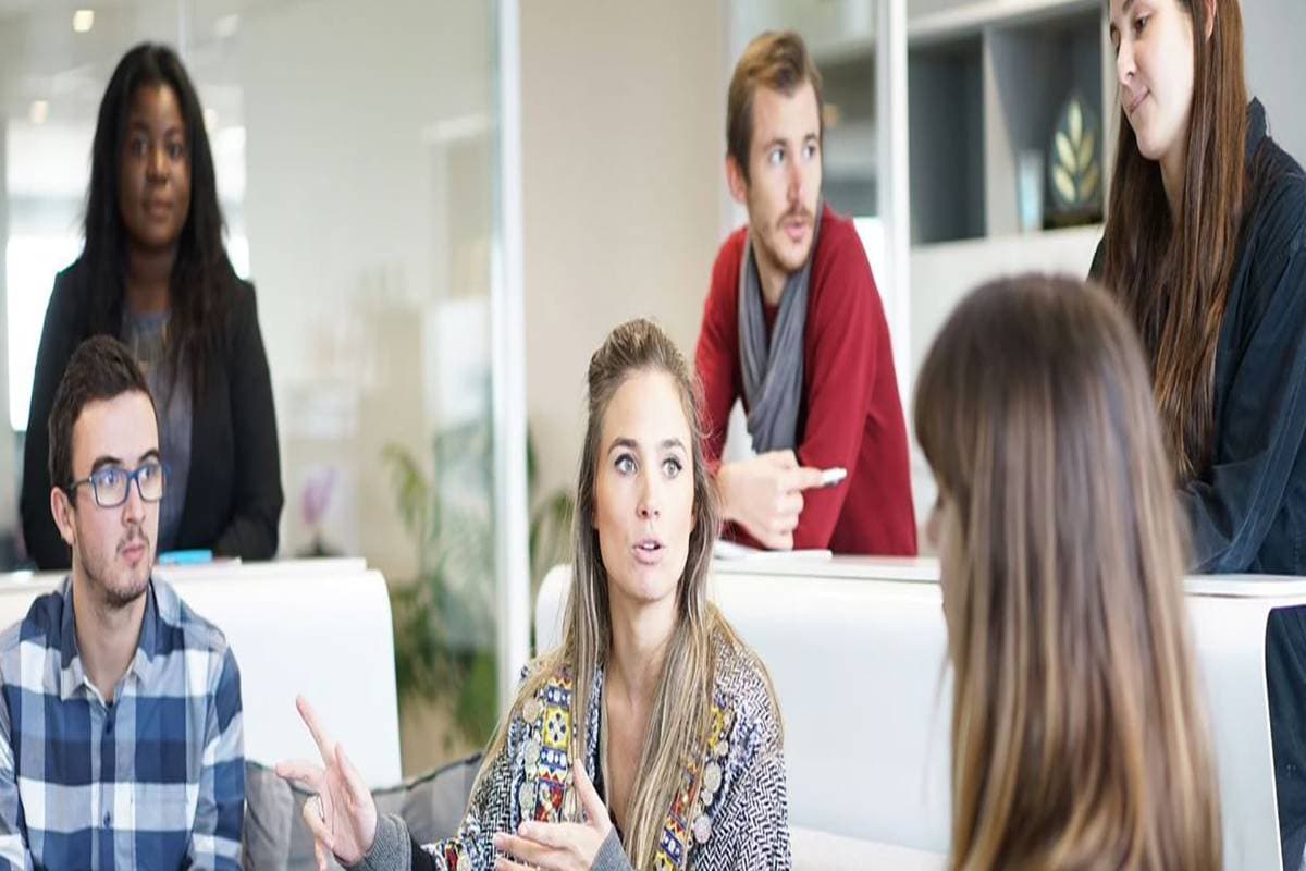 Team discussing